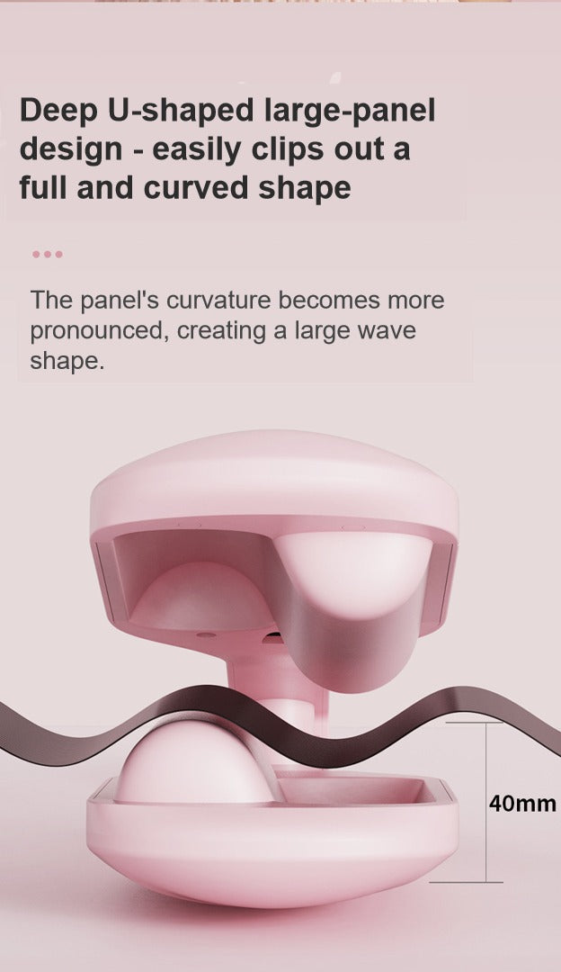 Pink Press™ Heated Curling Brush