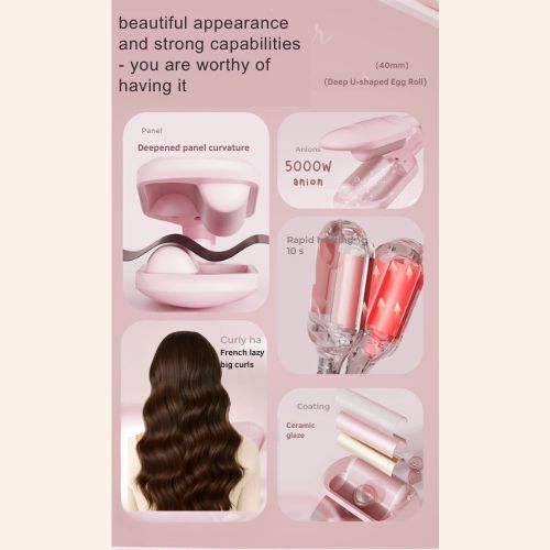 Pink Press™ Heated Curling Brush